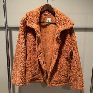 Billabong Orange Teddy Jacket